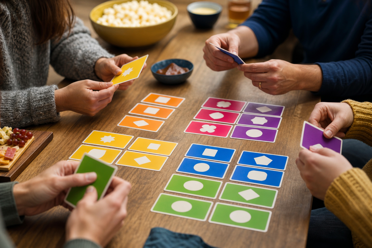Example printable category sort cards grouped by puzzle types, kitchen tools, weather words, and instruments.