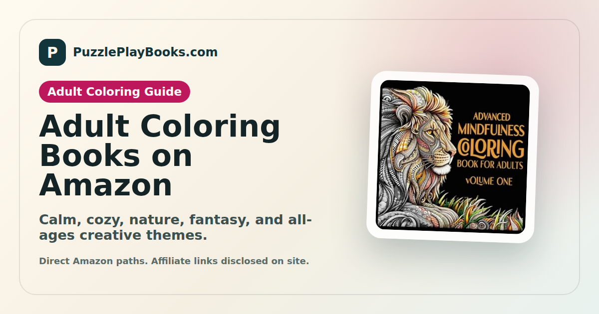 Adult coloring at a table with pencils and a detailed coloring page