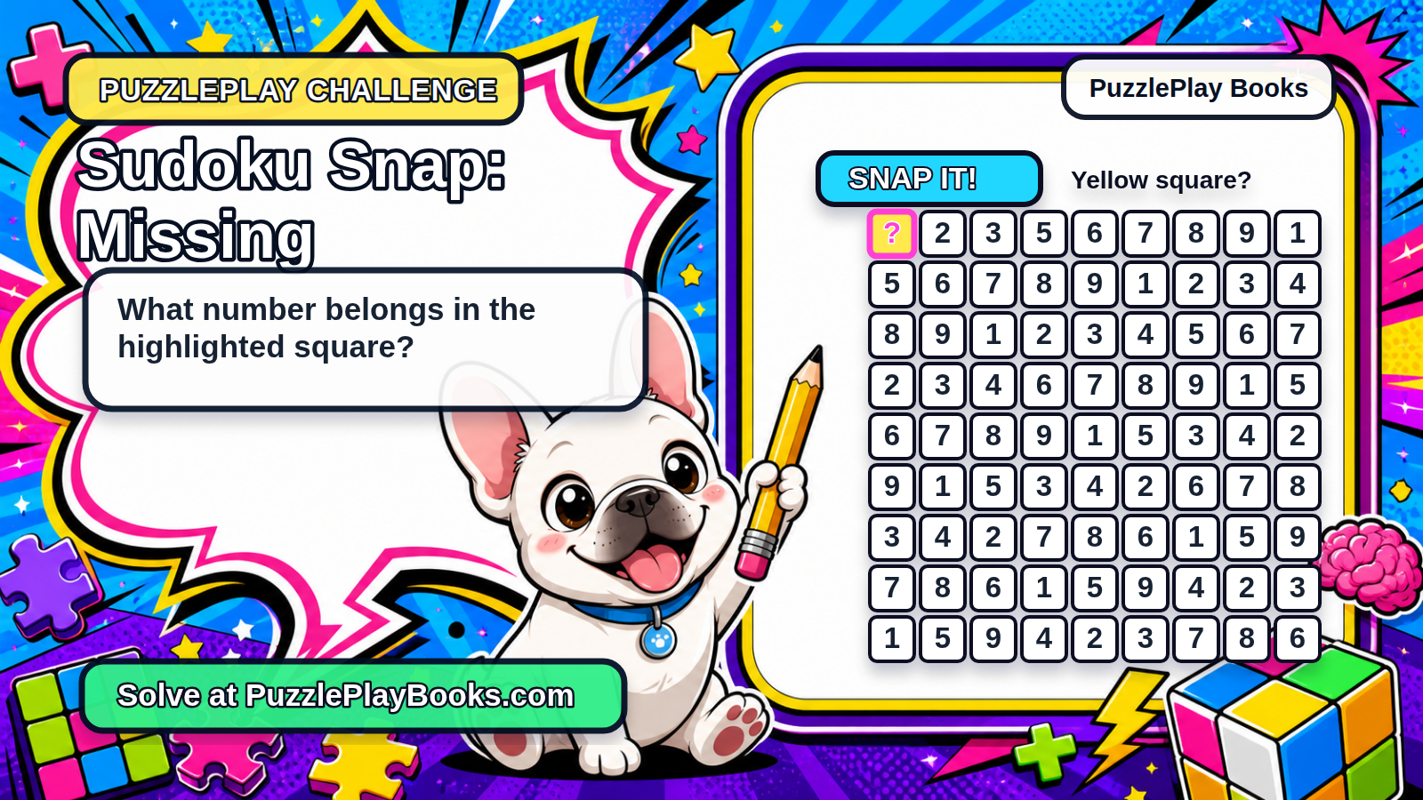 Sudoku Snap: Missing Corner card